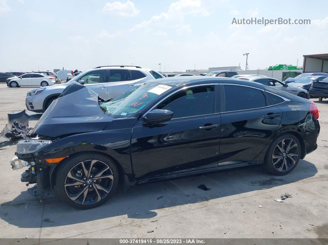 2020 Honda Civic Sport Black vin: 2HGFC2F86LH571522