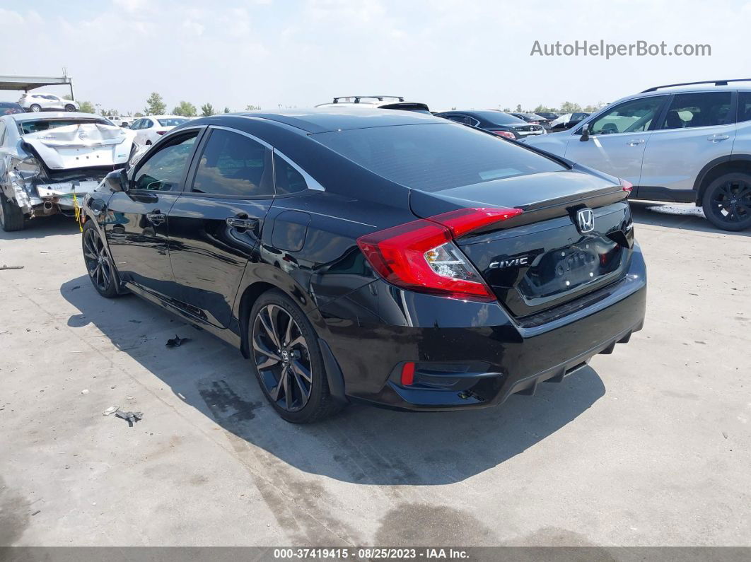 2020 Honda Civic Sport Black vin: 2HGFC2F86LH571522