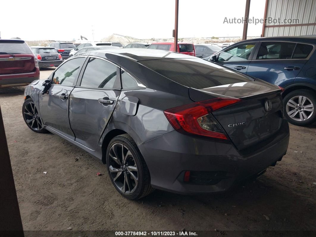 2020 Honda Civic Sedan Sport Gray vin: 2HGFC2F86LH591124