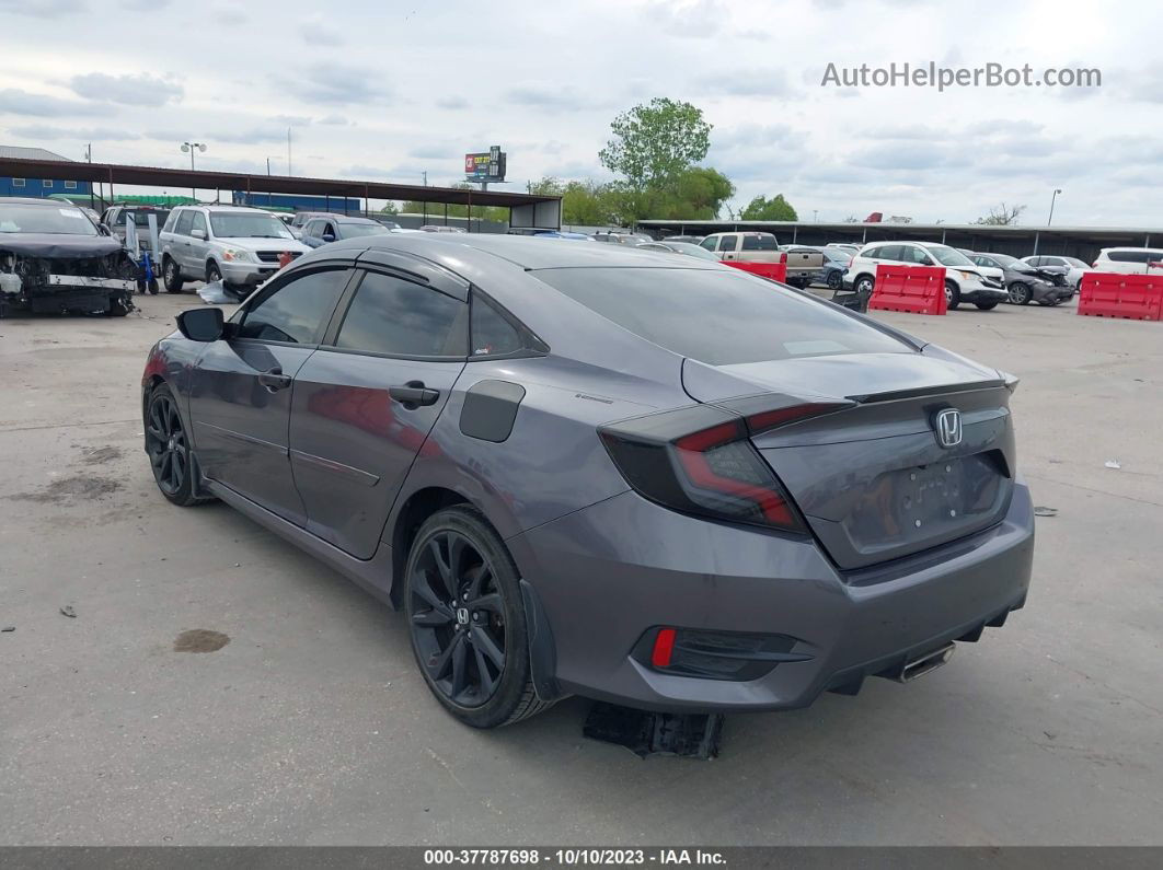 2020 Honda Civic Sport  Серый vin: 2HGFC2F86LH601506