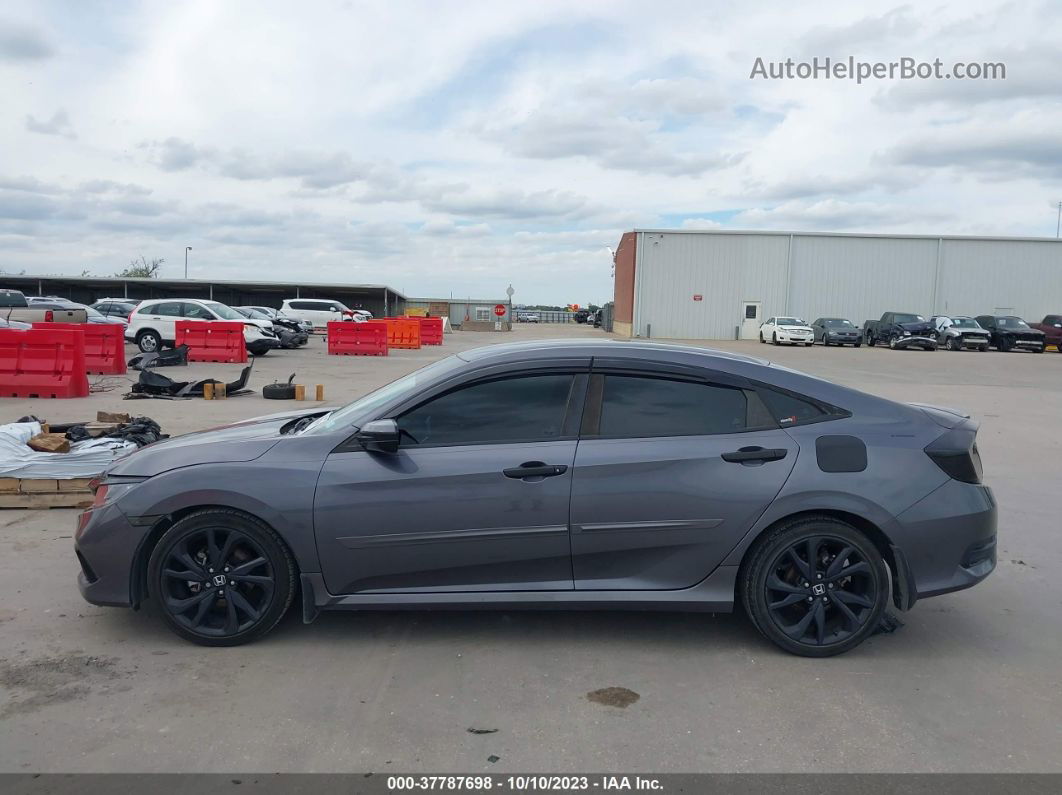 2020 Honda Civic Sport  Gray vin: 2HGFC2F86LH601506