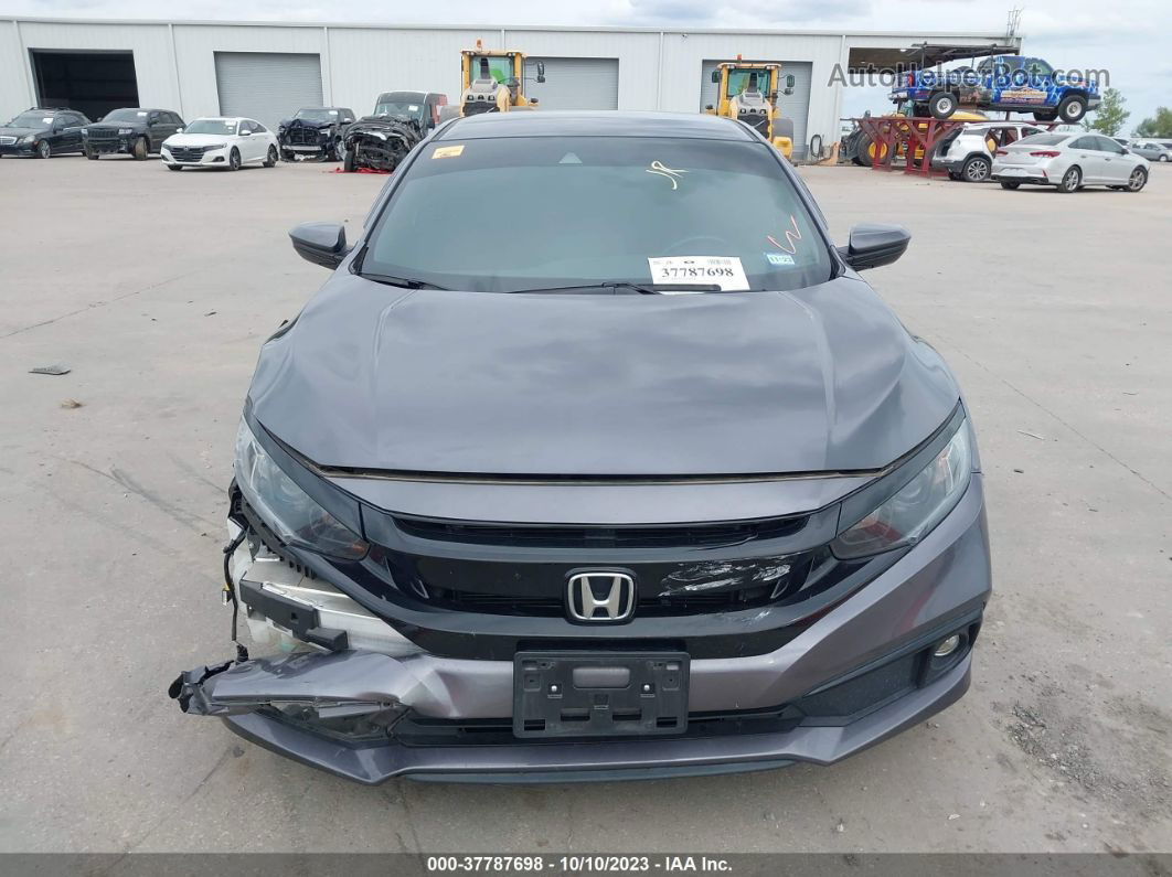 2020 Honda Civic Sport  Серый vin: 2HGFC2F86LH601506