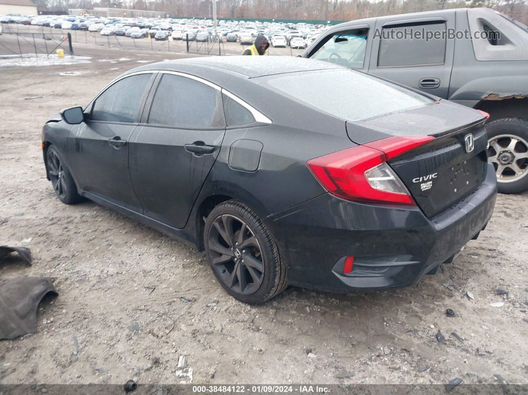 2019 Honda Civic Sport Black vin: 2HGFC2F87KH504779