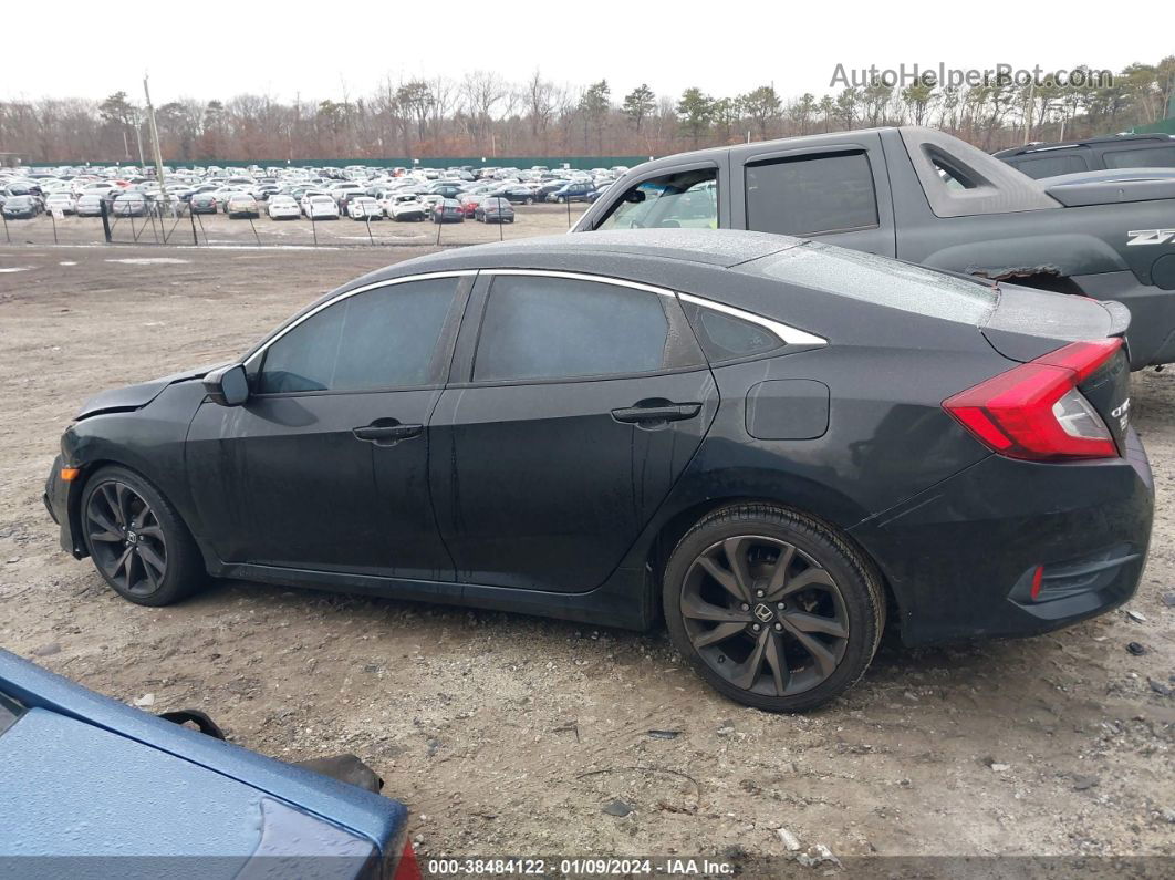 2019 Honda Civic Sport Black vin: 2HGFC2F87KH504779