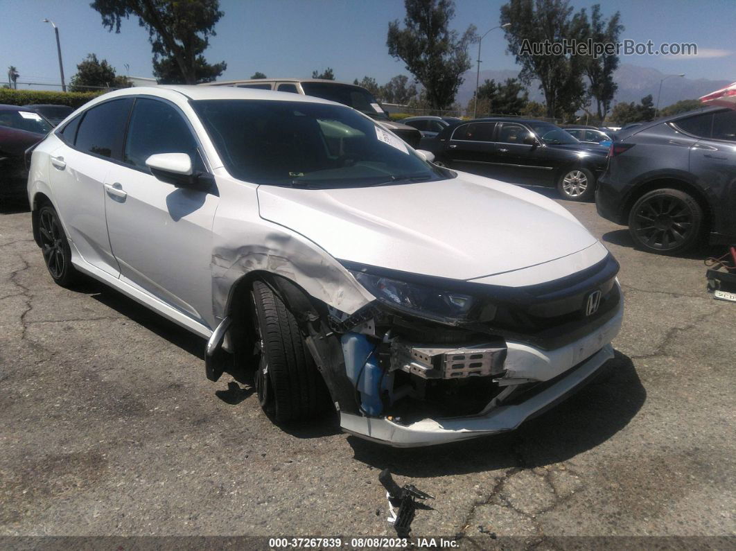 2019 Honda Civic Sedan Sport Белый vin: 2HGFC2F87KH544179