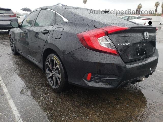 2019 Honda Civic Sport Black vin: 2HGFC2F87KH585332