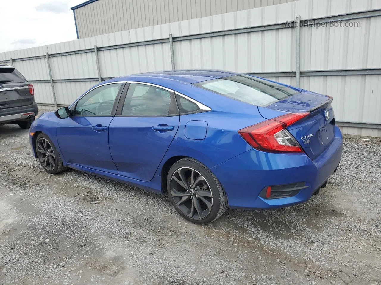 2020 Honda Civic Sport Blue vin: 2HGFC2F87LH551506