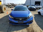 2020 Honda Civic Sport Blue vin: 2HGFC2F87LH555863