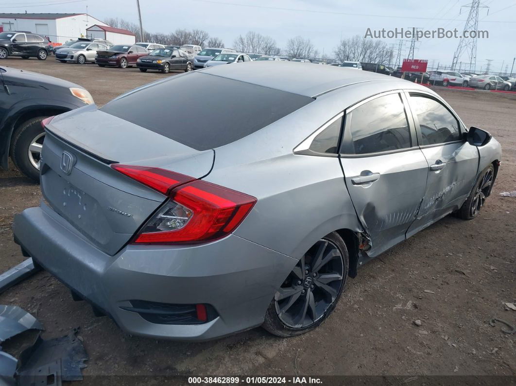 2020 Honda Civic Sport Silver vin: 2HGFC2F87LH559198