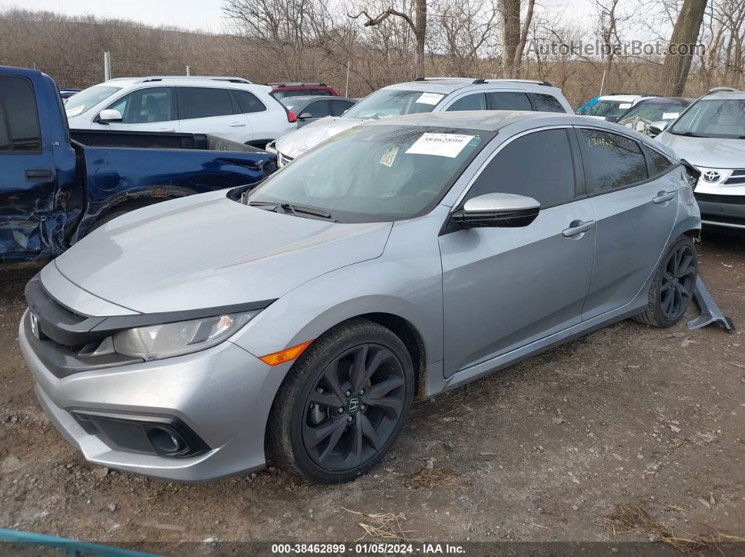 2020 Honda Civic Sport Silver vin: 2HGFC2F87LH559198