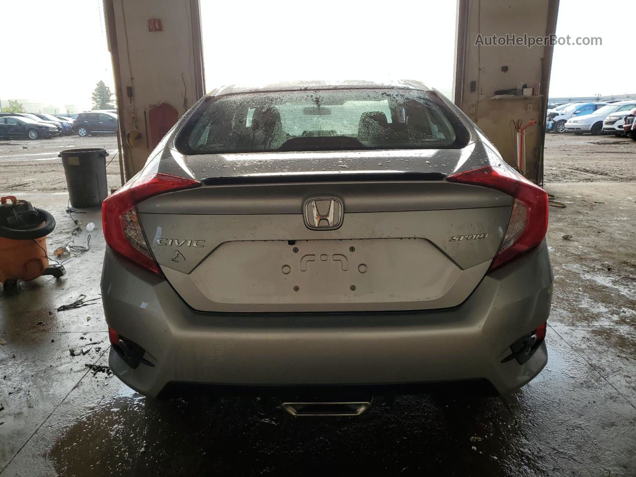 2020 Honda Civic Sport Silver vin: 2HGFC2F87LH579371