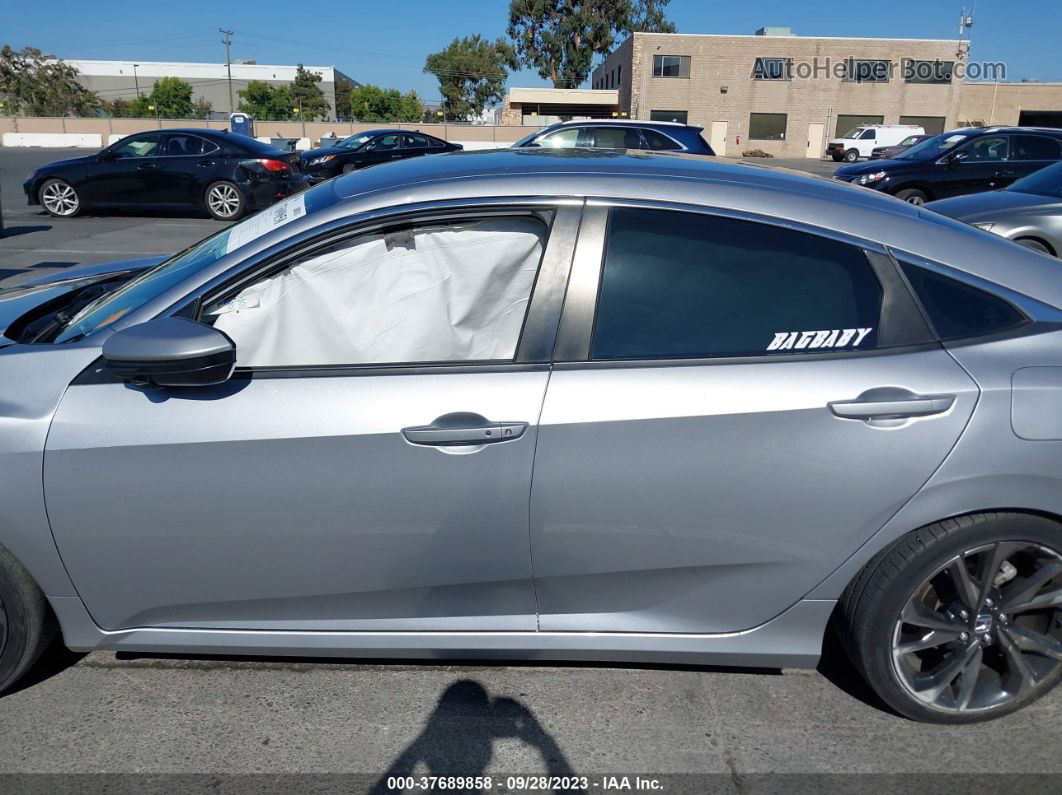 2019 Honda Civic Sedan Sport Gray vin: 2HGFC2F88KH500935