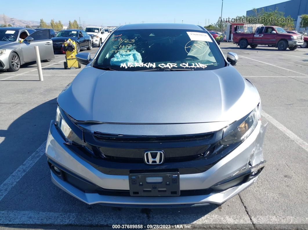 2019 Honda Civic Sedan Sport Gray vin: 2HGFC2F88KH500935