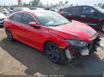 2019 Honda Civic Sedan Sport Red vin: 2HGFC2F88KH536317