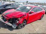 2019 Honda Civic Sedan Sport Red vin: 2HGFC2F88KH536317