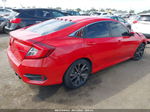 2019 Honda Civic Sedan Sport Red vin: 2HGFC2F88KH536317