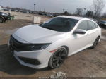 2019 Honda Civic Sedan Sport White vin: 2HGFC2F88KH538195