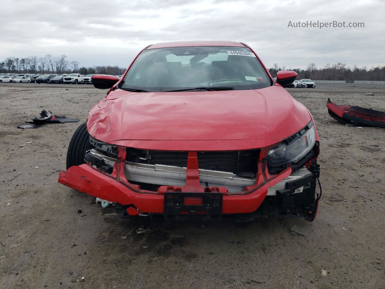 2020 Honda Civic Sport Red vin: 2HGFC2F88LH516117