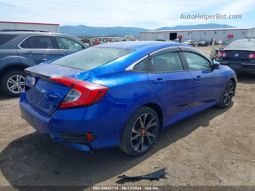 2020 Honda Civic Sport Blue vin: 2HGFC2F88LH525903