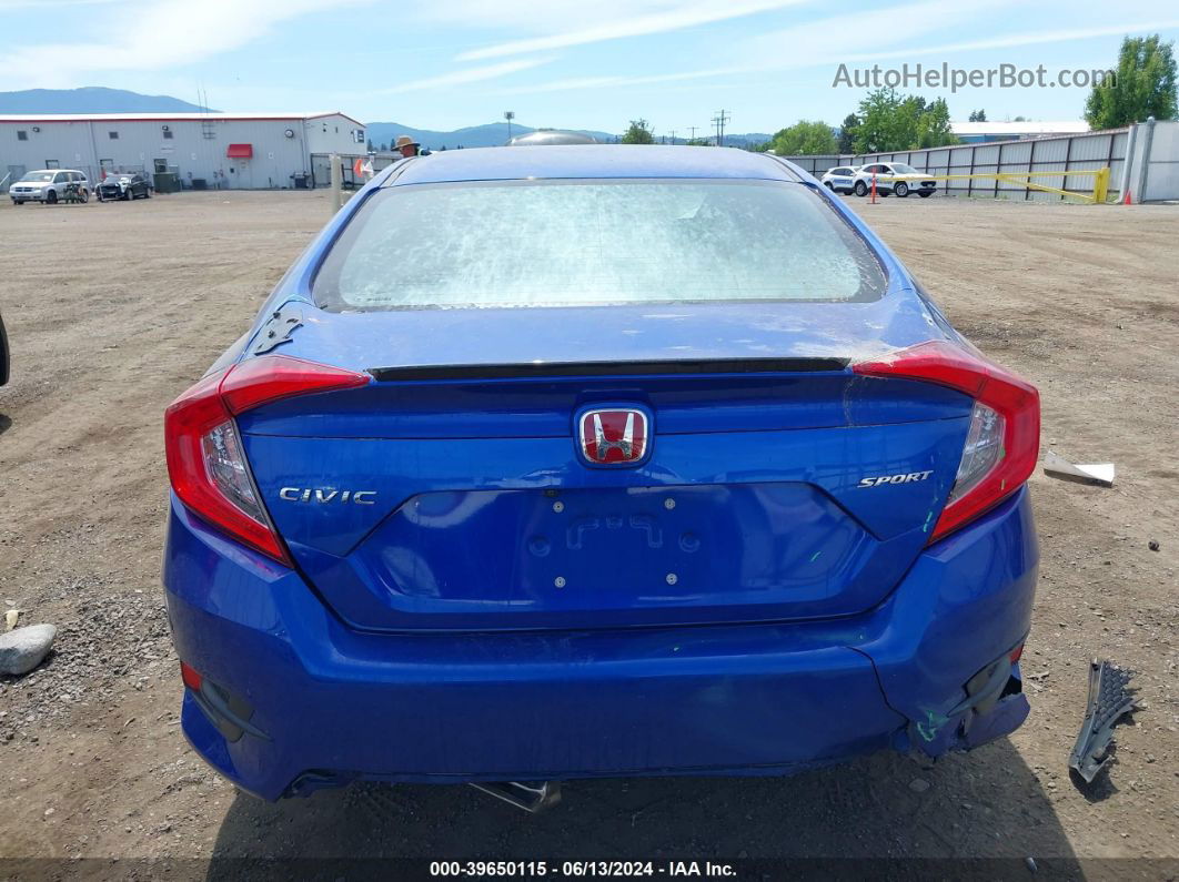 2020 Honda Civic Sport Blue vin: 2HGFC2F88LH525903