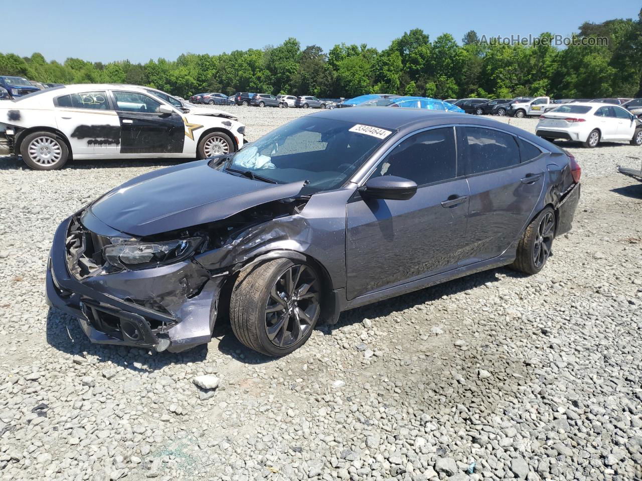 2020 Honda Civic Sport Charcoal vin: 2HGFC2F88LH540594