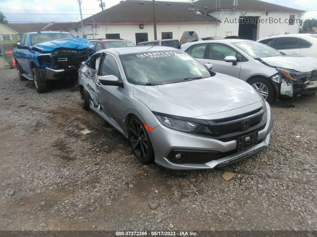 2020 Honda Civic Sedan Sport Silver vin: 2HGFC2F88LH542734