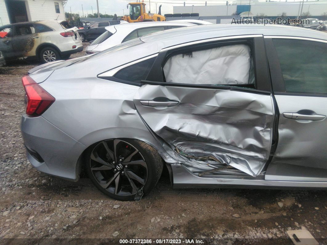 2020 Honda Civic Sedan Sport Серебряный vin: 2HGFC2F88LH542734