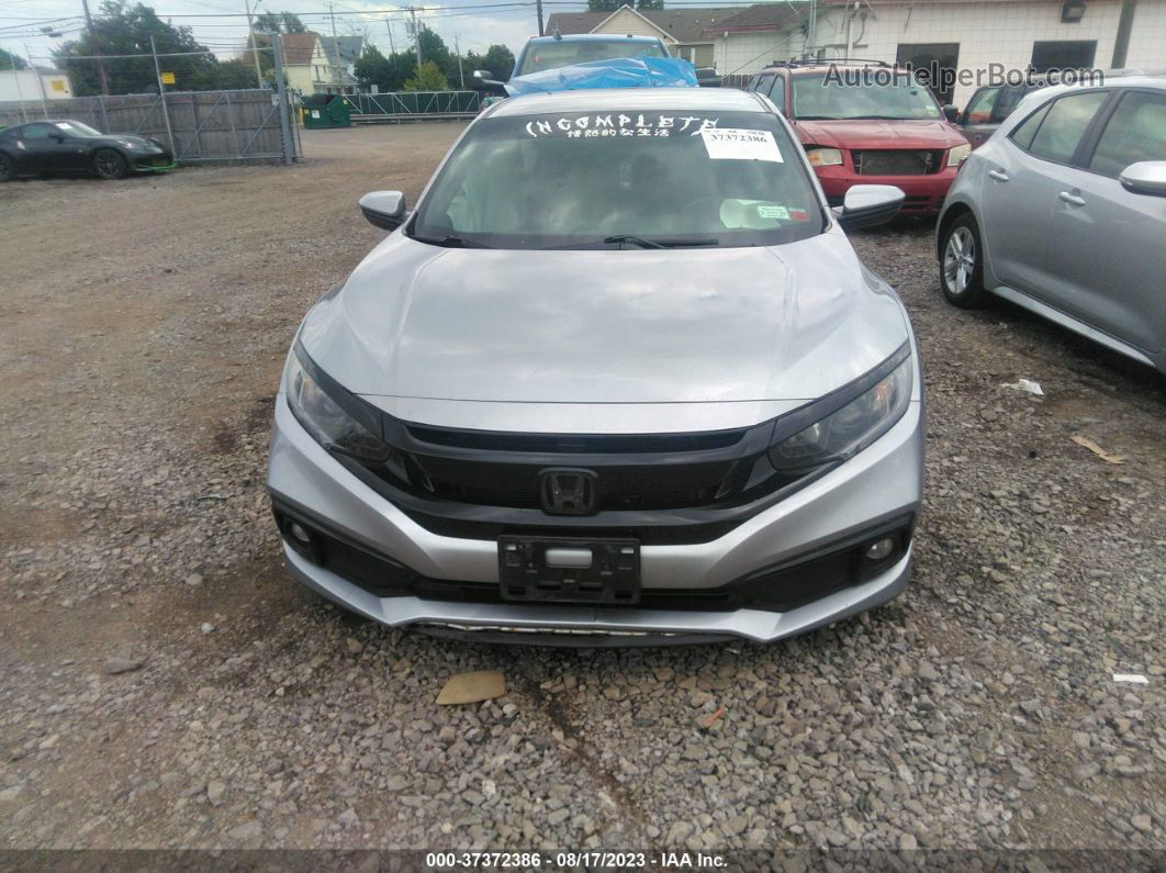 2020 Honda Civic Sedan Sport Серебряный vin: 2HGFC2F88LH542734