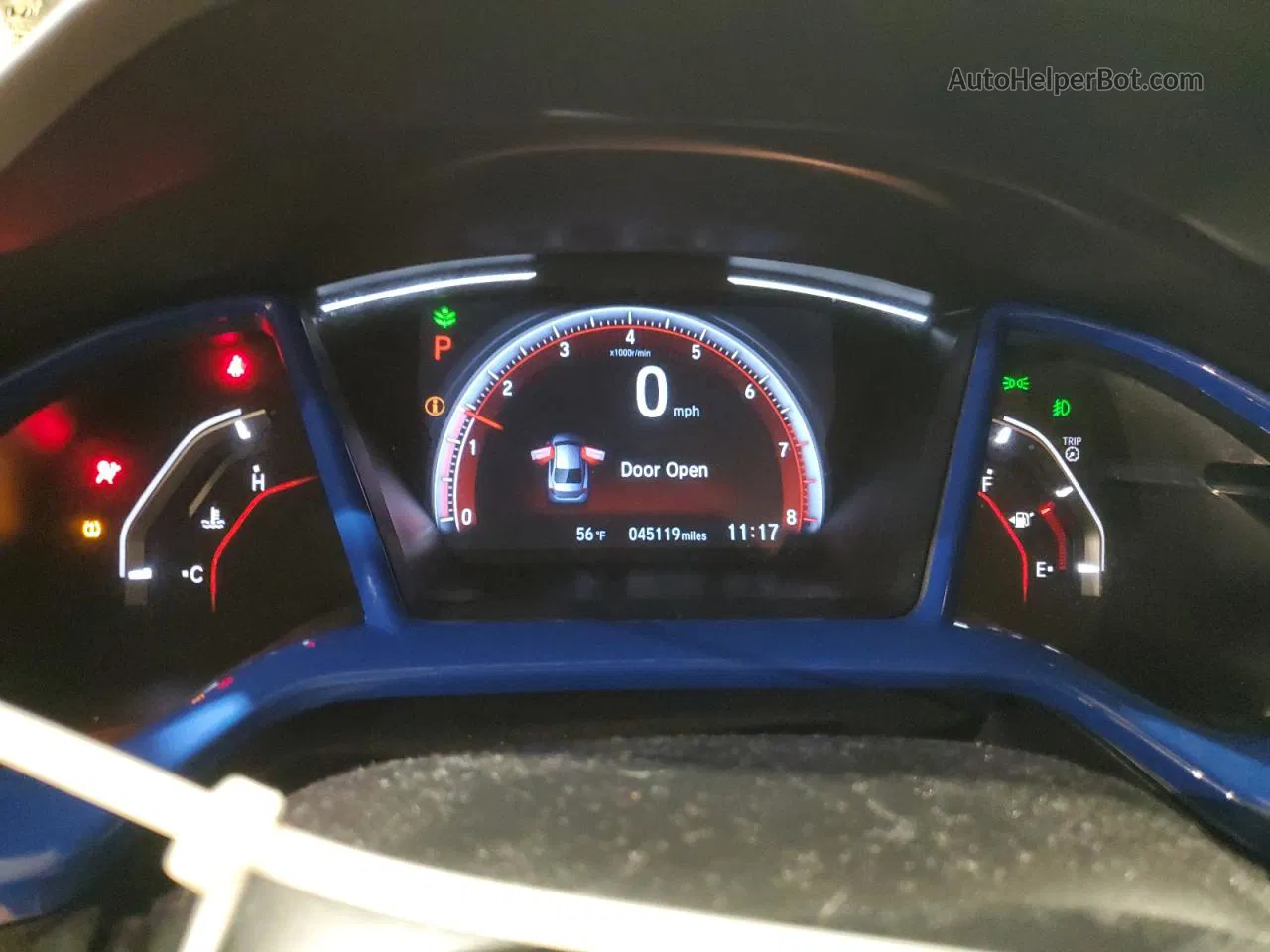 2020 Honda Civic Sport Blue vin: 2HGFC2F88LH549165