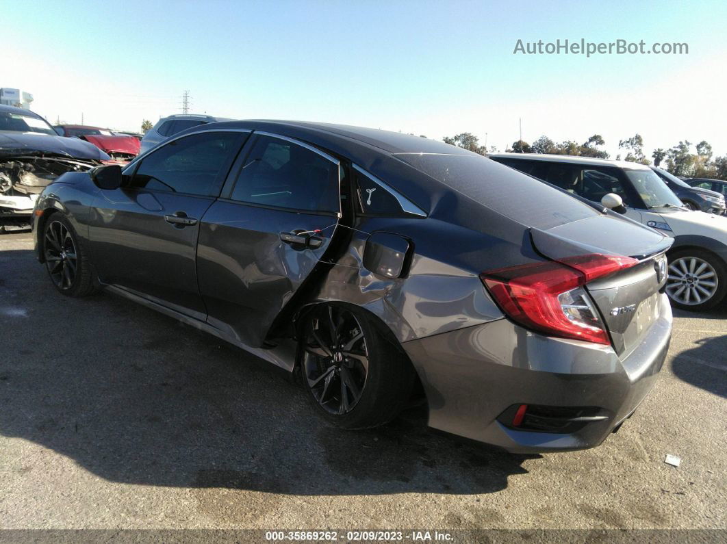 2020 Honda Civic Sedan Sport Gray vin: 2HGFC2F88LH552325