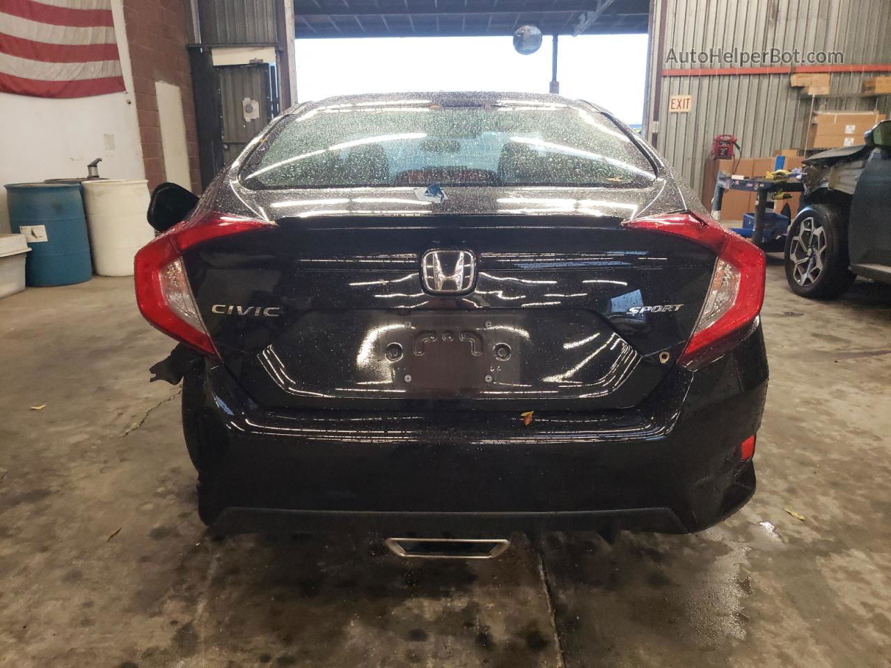 2020 Honda Civic Sport Black vin: 2HGFC2F88LH601328