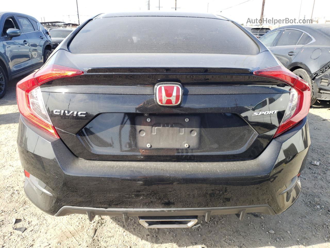 2019 Honda Civic Sport Black vin: 2HGFC2F89KH504606