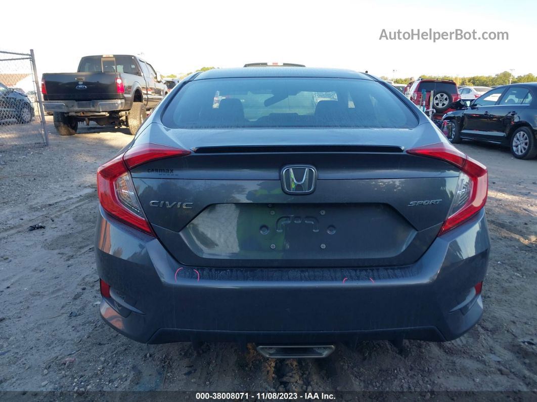 2019 Honda Civic Sedan Sport Gray vin: 2HGFC2F89KH518988