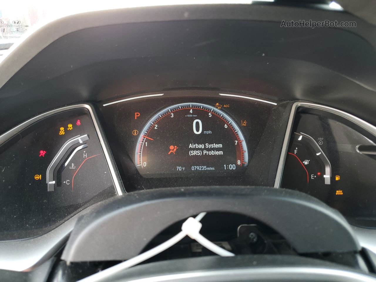 2019 Honda Civic Sport Синий vin: 2HGFC2F89KH521521