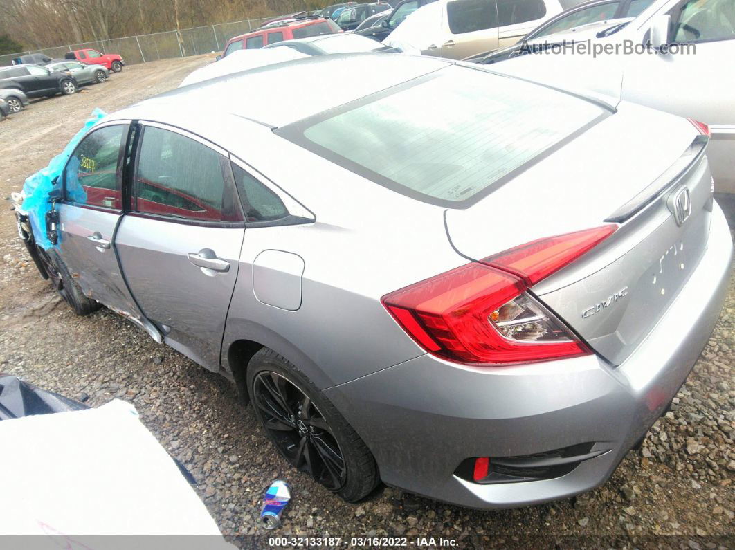 2019 Honda Civic Sedan Sport Silver vin: 2HGFC2F89KH532387