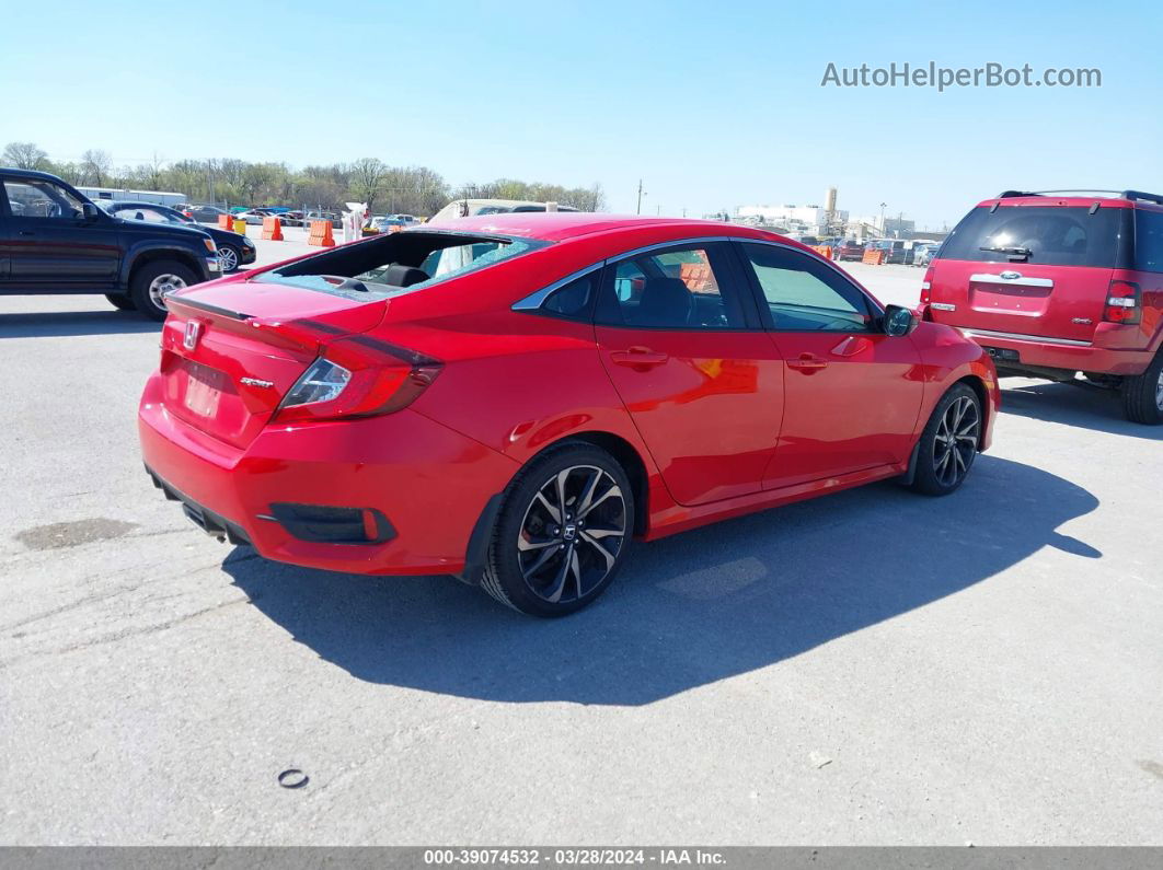 2020 Honda Civic Sport Red vin: 2HGFC2F89LH506485