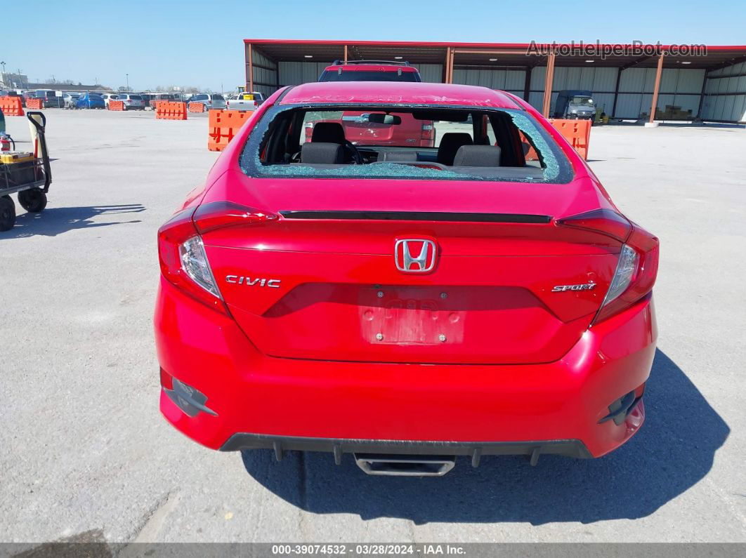 2020 Honda Civic Sport Red vin: 2HGFC2F89LH506485