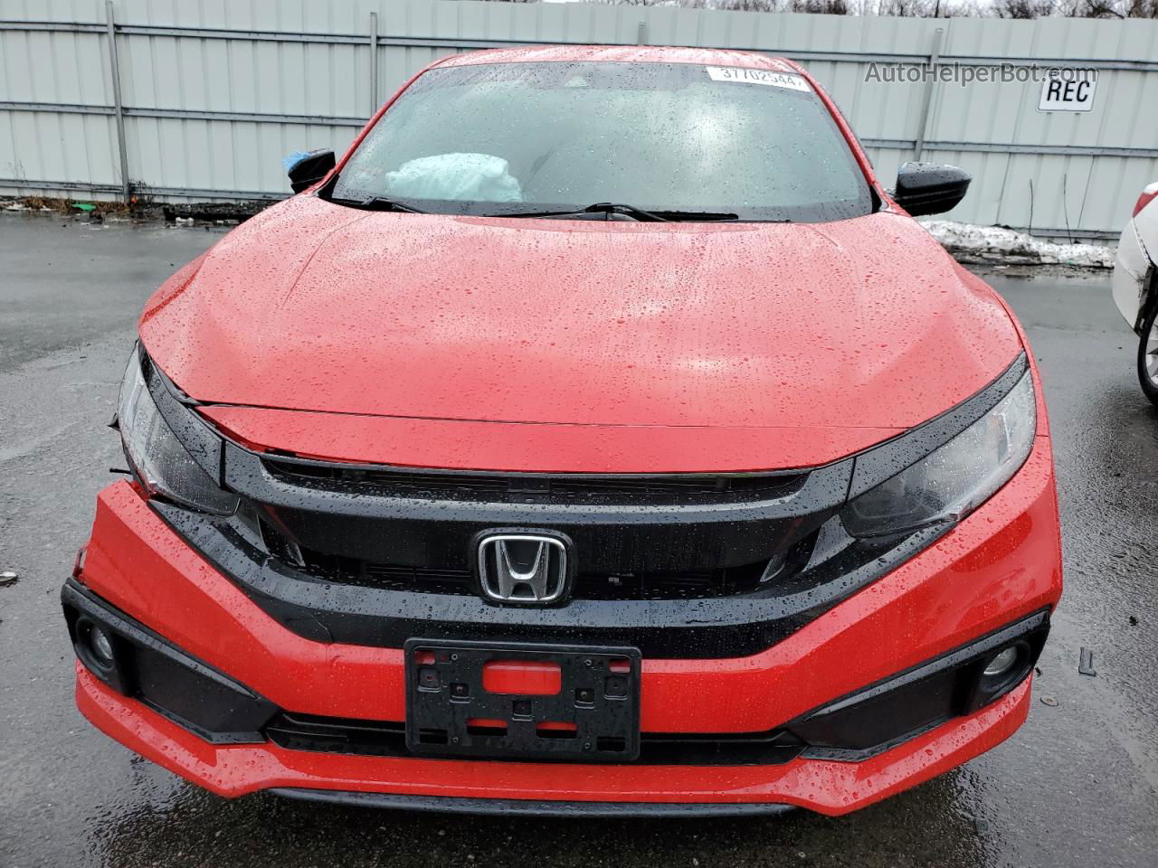 2020 Honda Civic Sport Red vin: 2HGFC2F89LH518216