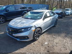 2020 Honda Civic Sport Silver vin: 2HGFC2F89LH530804