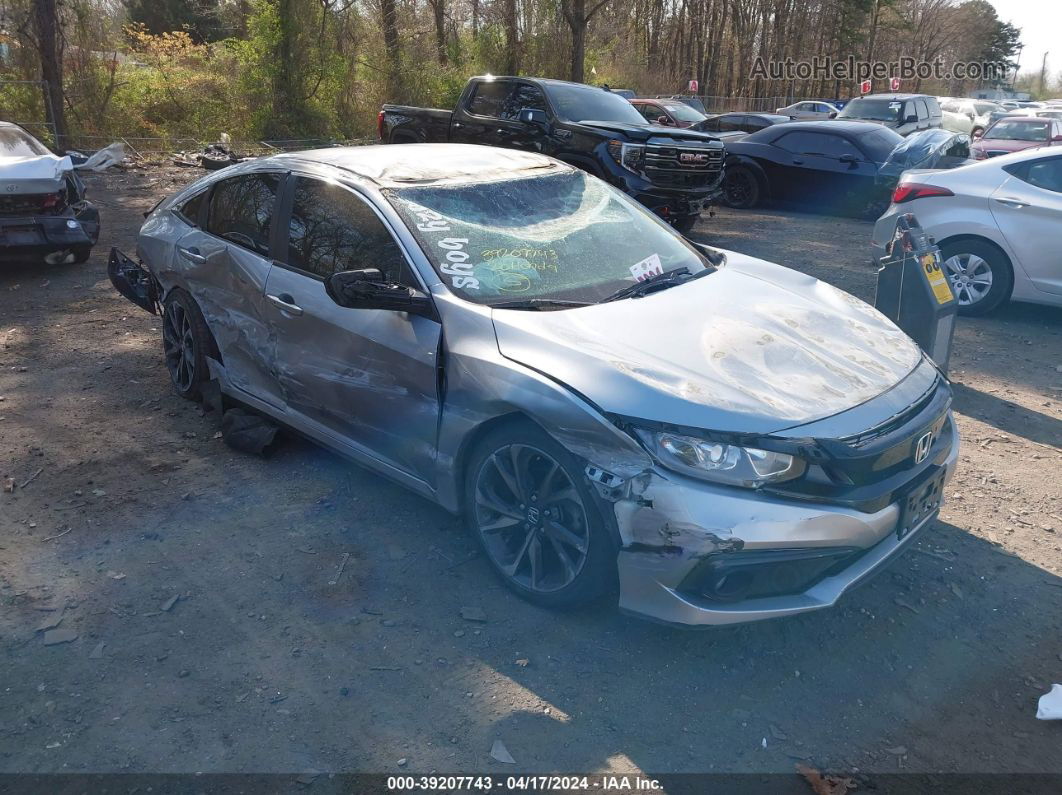 2020 Honda Civic Sport Silver vin: 2HGFC2F89LH530804