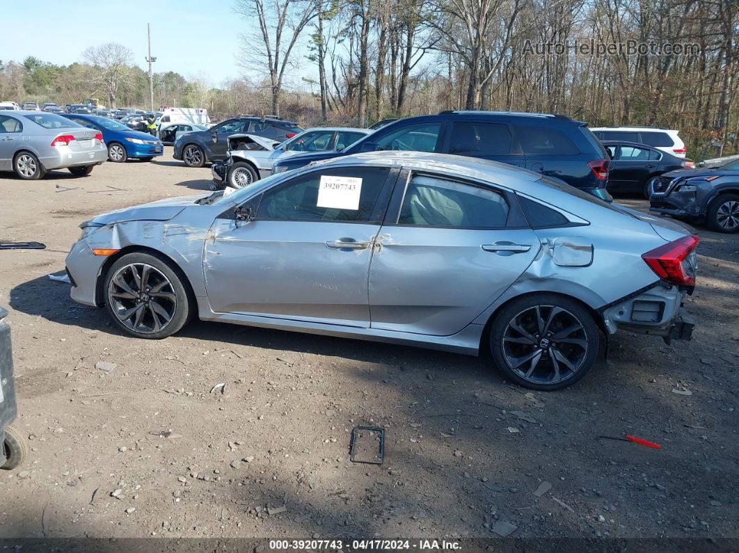 2020 Honda Civic Sport Silver vin: 2HGFC2F89LH530804