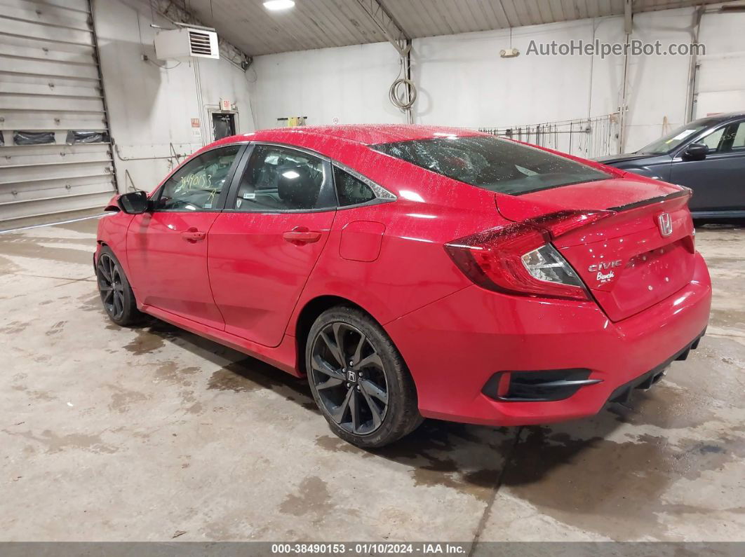 2020 Honda Civic Sport Red vin: 2HGFC2F89LH574639