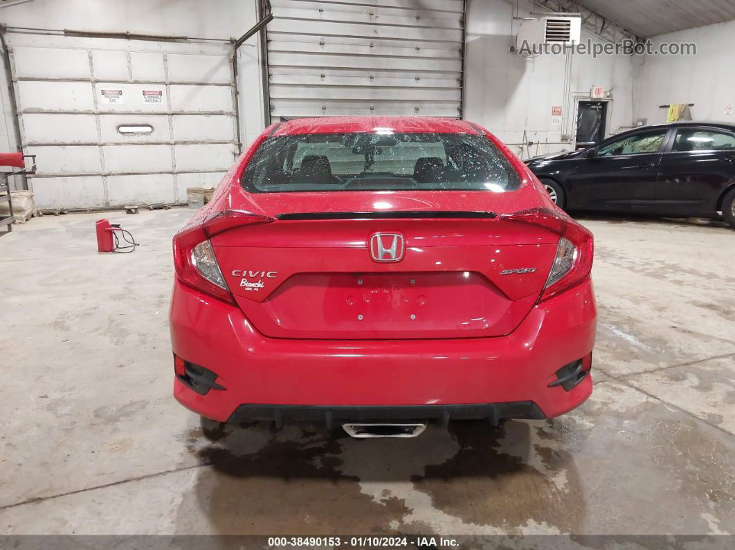 2020 Honda Civic Sport Red vin: 2HGFC2F89LH574639