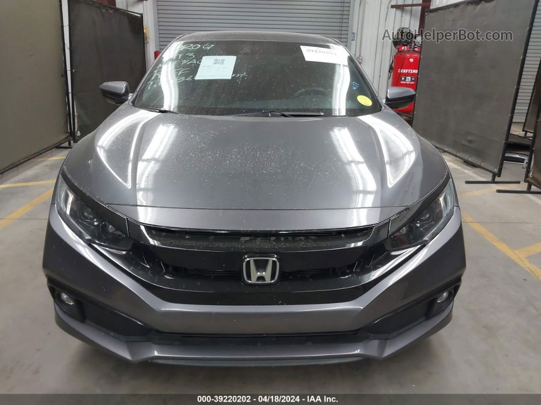 2020 Honda Civic Sport Gray vin: 2HGFC2F89LH582515