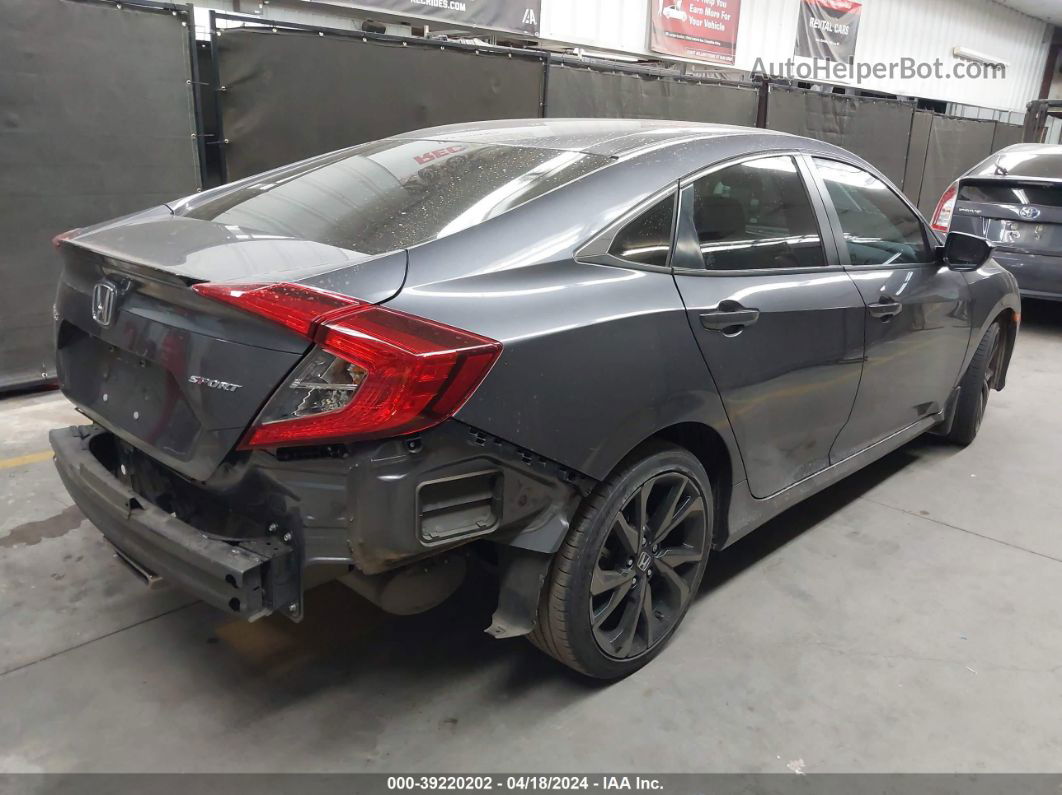 2020 Honda Civic Sport Gray vin: 2HGFC2F89LH582515