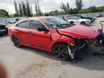 2020 Honda Civic Sport Красный vin: 2HGFC2F89LH598875