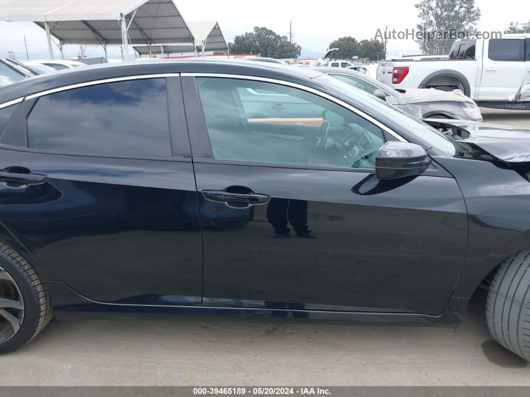 2019 Honda Civic Sport Black vin: 2HGFC2F8XKH539591