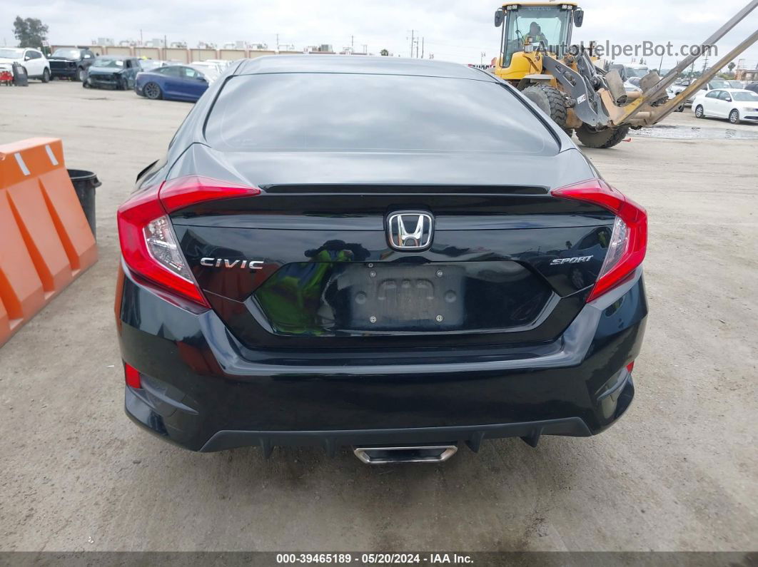 2019 Honda Civic Sport Black vin: 2HGFC2F8XKH539591