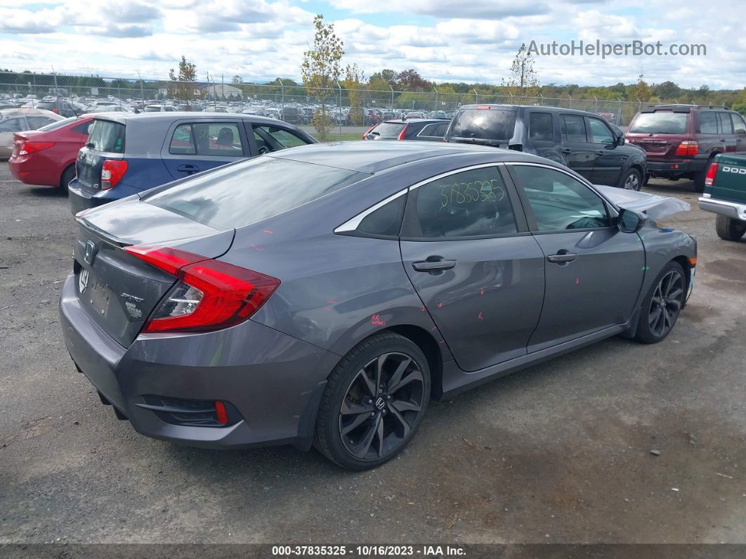 2020 Honda Civic Sport  Серый vin: 2HGFC2F8XLH513042