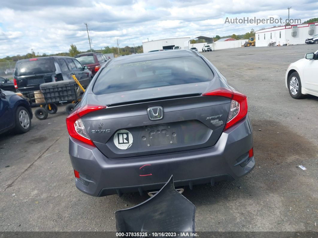 2020 Honda Civic Sport  Gray vin: 2HGFC2F8XLH513042